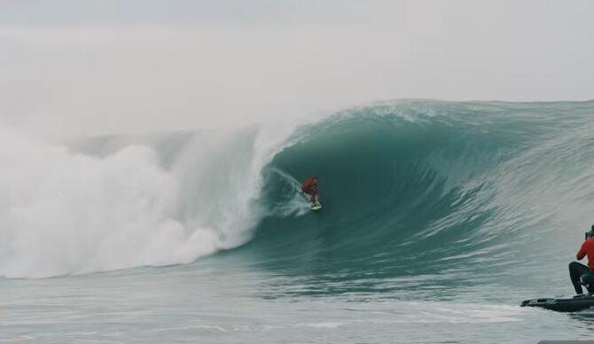 Liam's been getting comfortable in the tube since he was 15 years old. Photo: Liam Sahyoun // YouTube