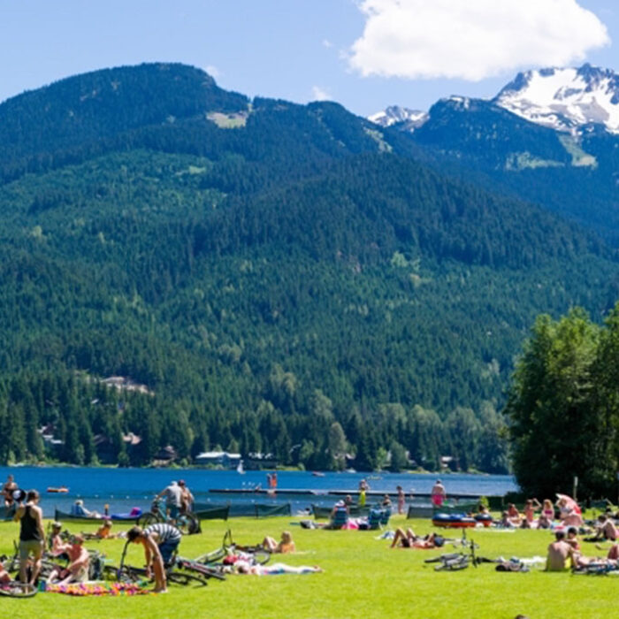wayside Park at Alta Lake, Whistler where a body was found