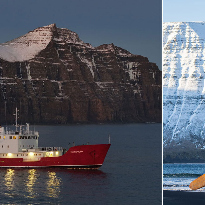 Surf charter through Iceland