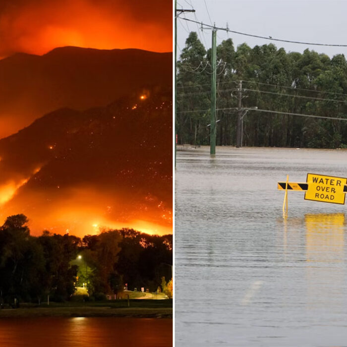 El Niño wildfires and flooding