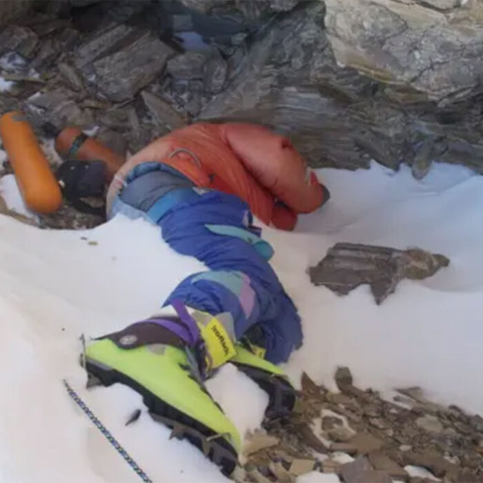 Green Boots on Mt. Everest