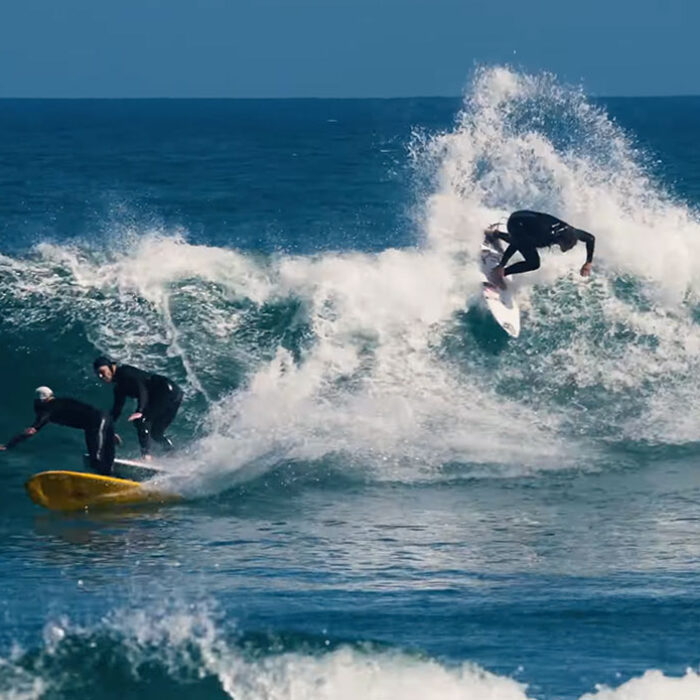 Koa Rothman surfing Malibu