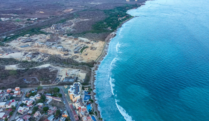 Punta Mita from the air