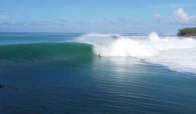 Nias surfers