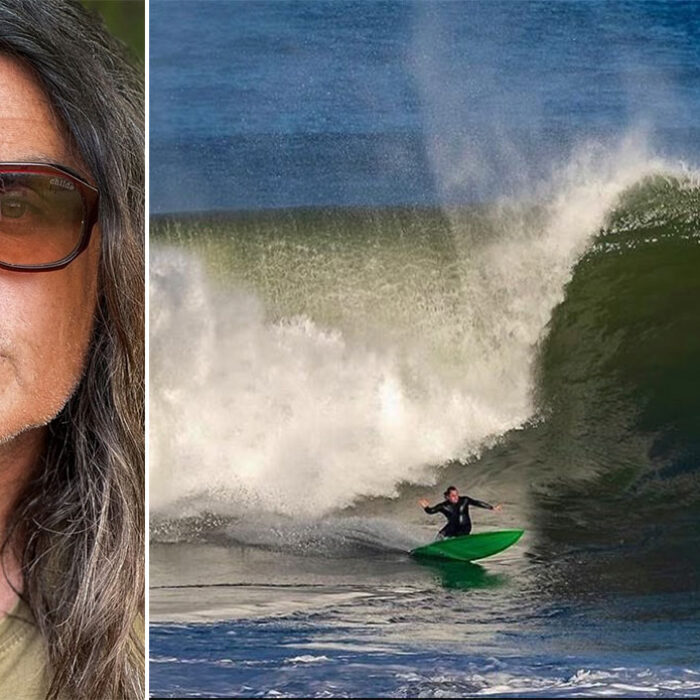 Ross Clarke-Jones surfing