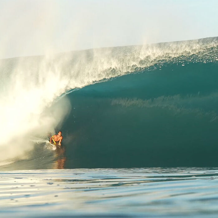 Teahupo'o bodyboarding