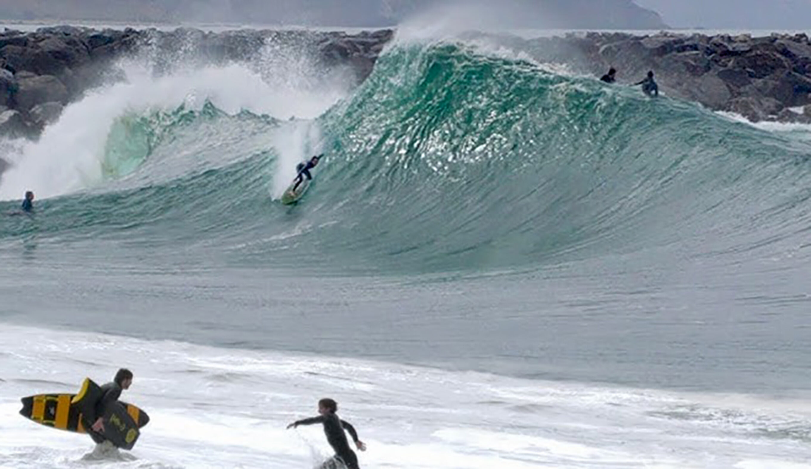 The Wedge Showed Off During the First South Swell of the Summer