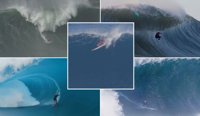 Big wave surfer entries into Big Wave Challenge