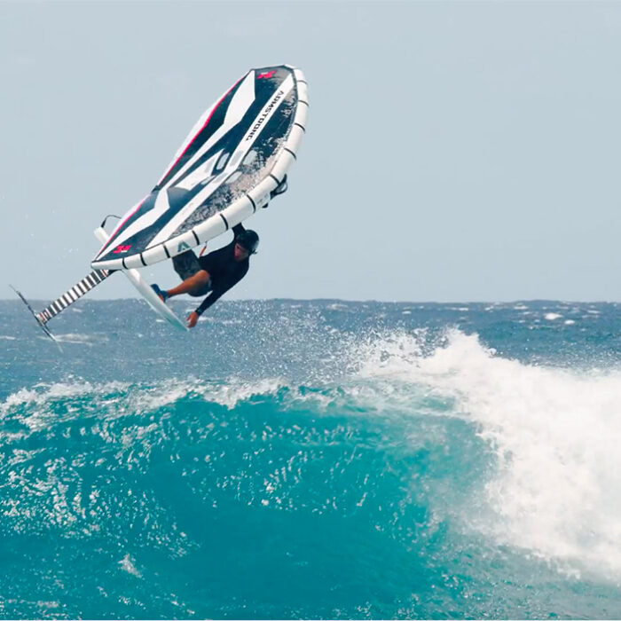 With a compact, powerful surfing style, Maui's Cash Berzolla is flipping the world of wing foiling on its head. Need proof? You gotta see this kid ride waves.