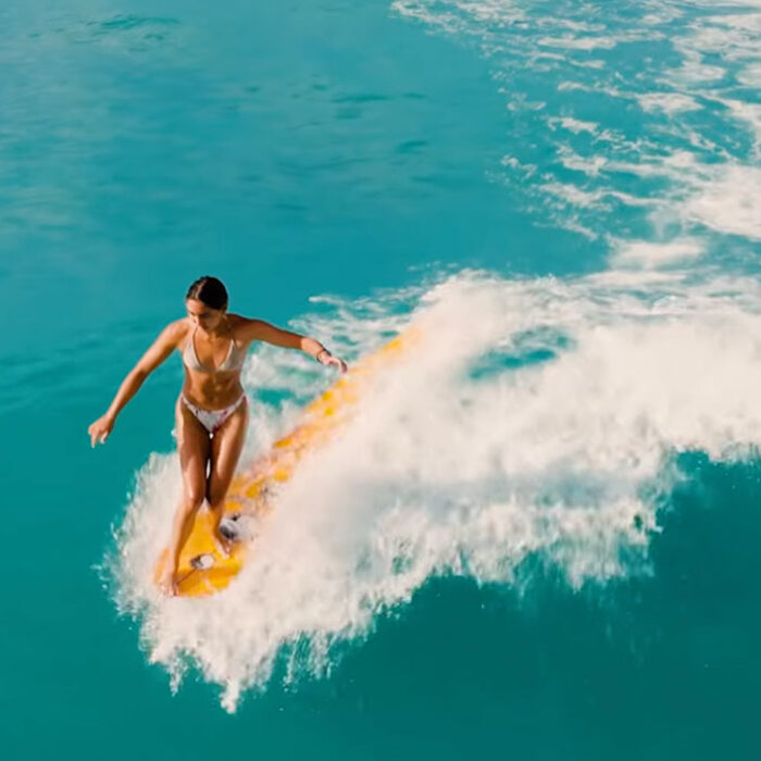 hang five with Bella Eberz