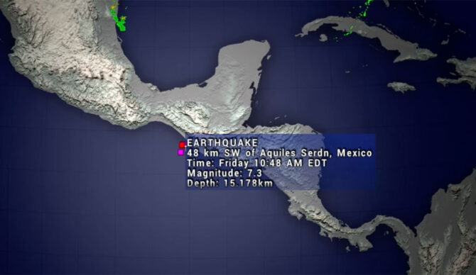 earthquake hits southern Mexico