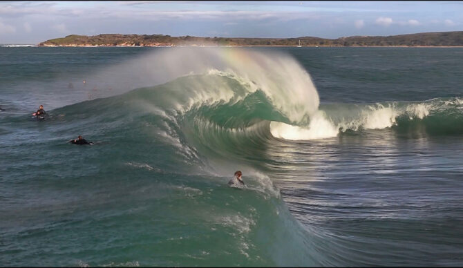 Shark Island surfing