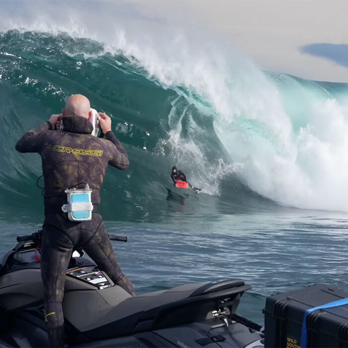 Bodyboarder at Shipstern Bluff