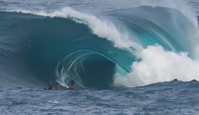 Matt Dunsmore surfing the Right