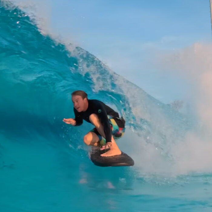 Comfortable in the barrel as always. Photo: Jamie O'Brien // YouTube
