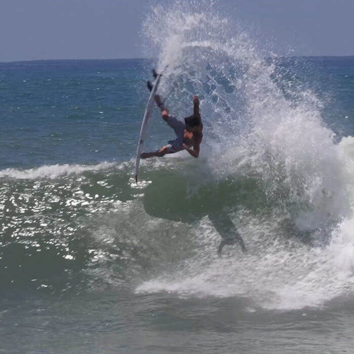 Griff went airborne. Photo: SLAWTV // YouTube