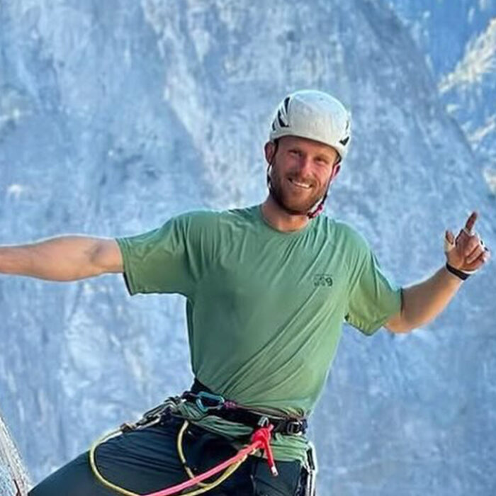 Whisenant was known for breaking a longstanding El Capitan speed record. Photo: Bailee Moore // Instagram