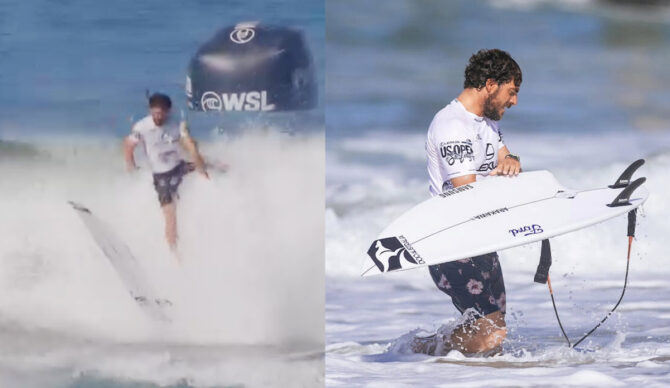 That looks painful. Photo: Mark Tierney // WSL