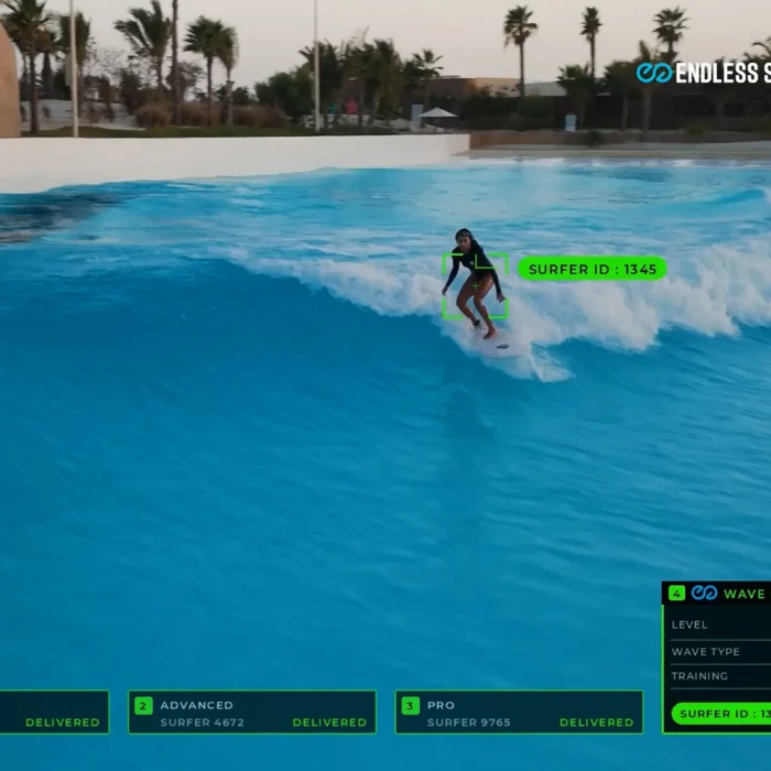 This is what surfing looks like to a Terminator. Photo: Endless Surf