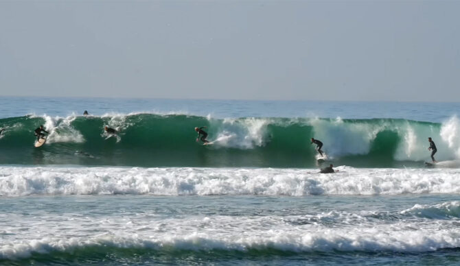 Surfing Malibu
