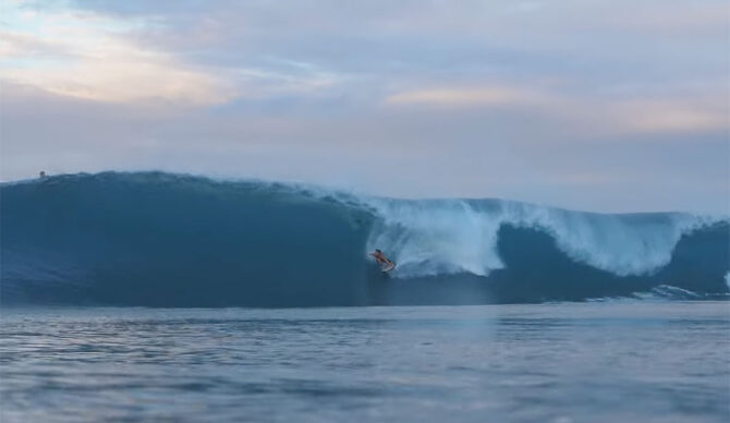 Lance's Right Surfing