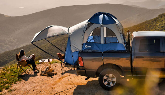 Napier truck tent
