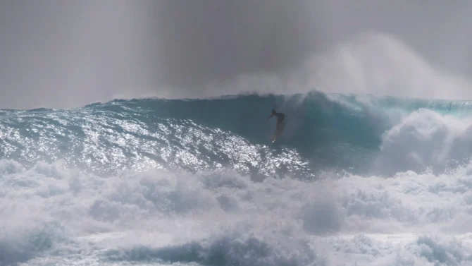 Nate Florence surfing Lance's Right
