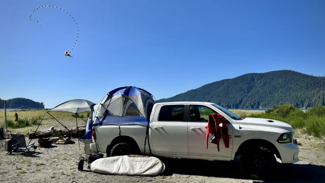 Napier truck tent