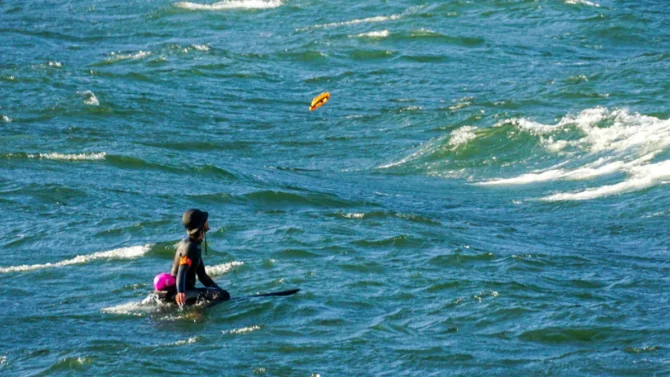testing the hoverair aqua in the water