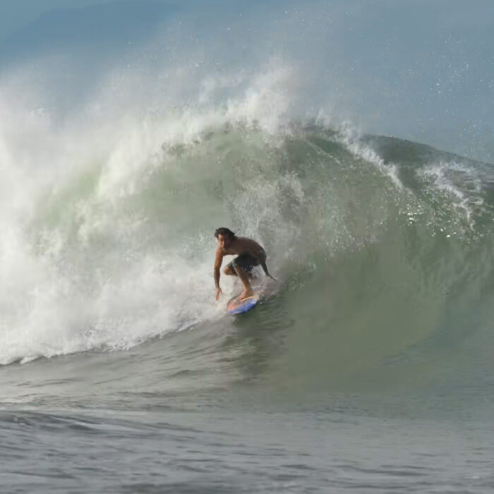 If he can see it, he can surf it. Photo: Mason Ho: YouTube