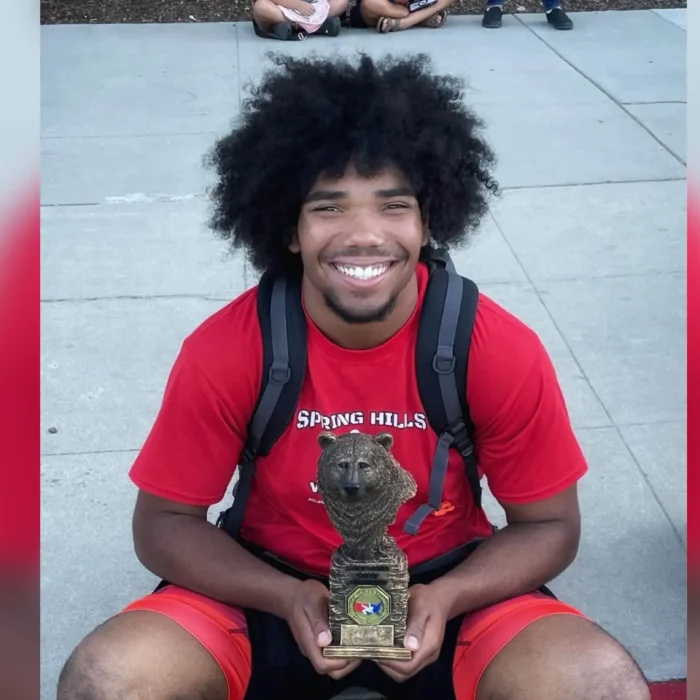 George was a member of the Santa Rosa Junior College wrestling team. Photo: Ryan George // Facebook