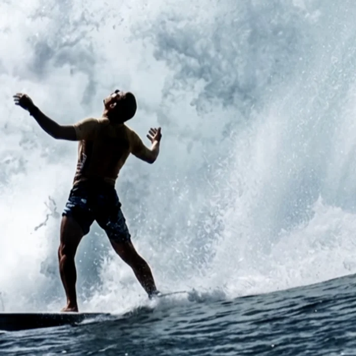 Mick Fanning on a wave