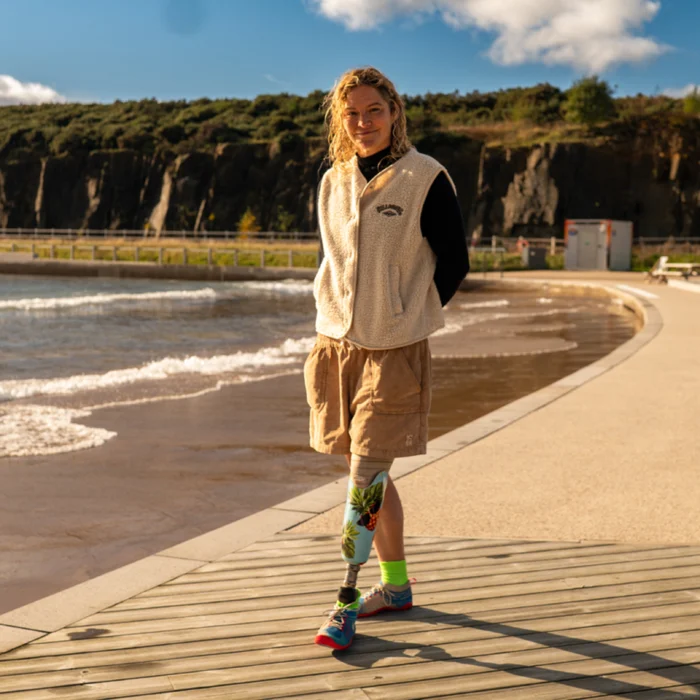 British para surfer Zoe Smith