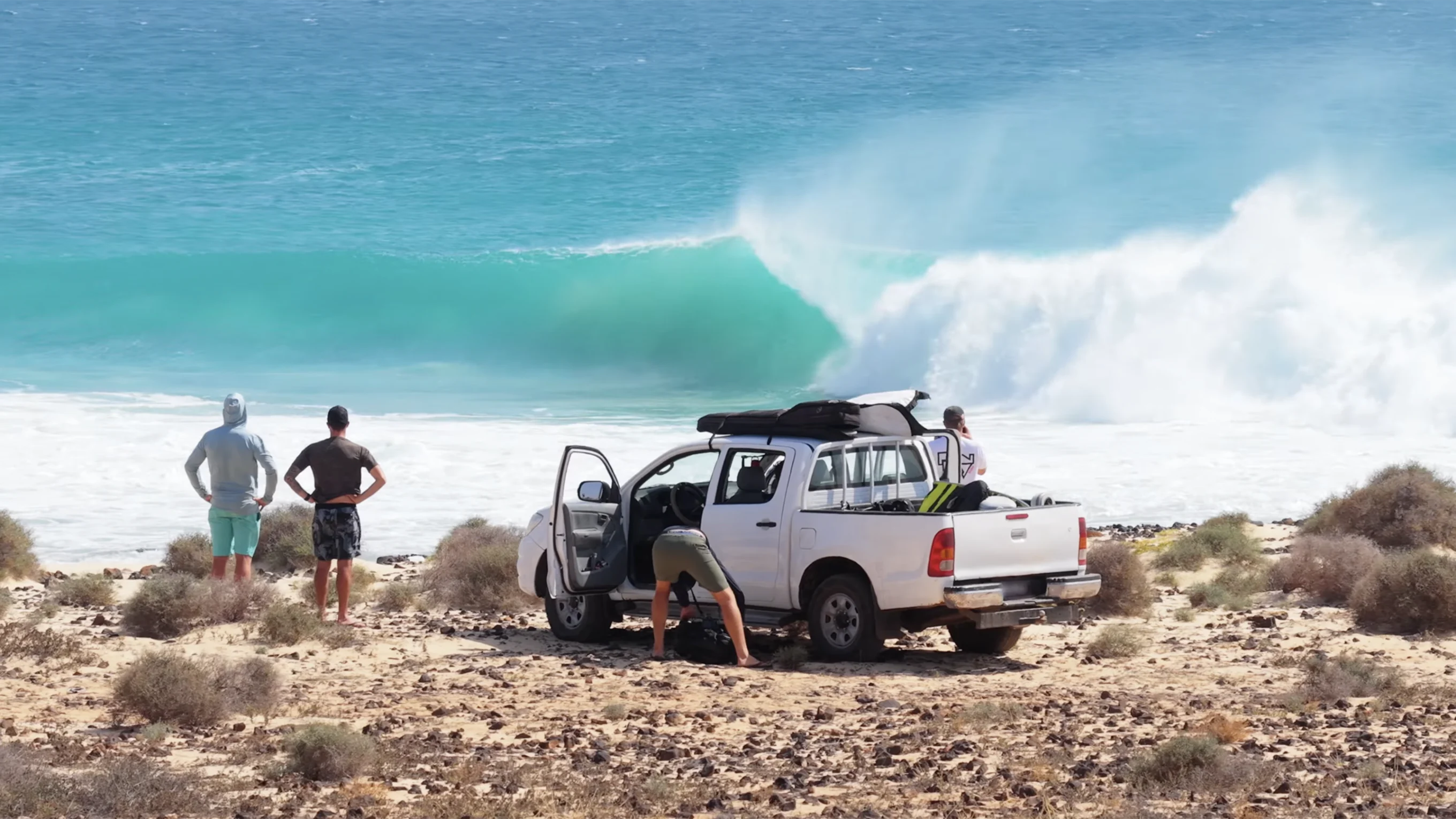 Jamie O'Brien on a surf trip in Africa