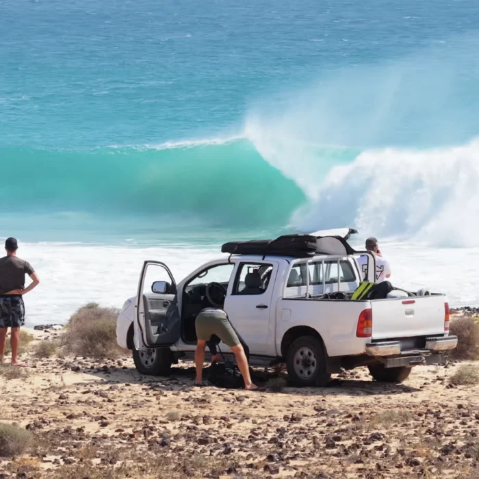 Jamie O'Brien on a surf trip in Africa