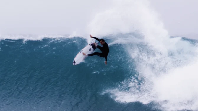 Jordy Smith surfing J-Bay