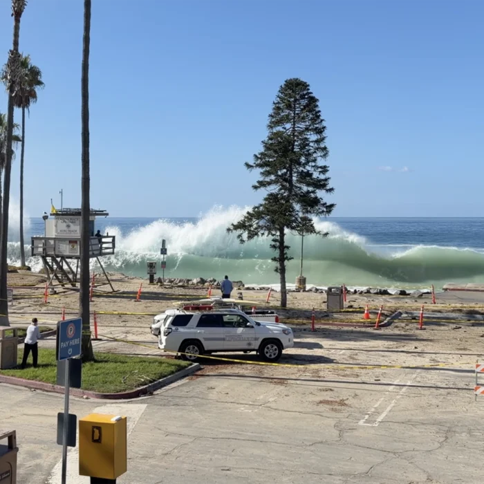 El Niño waves in Southern California