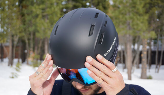 Will wearing the OM Kelvin 2 ski helmet