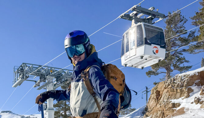 Will Sileo skiing at palisades tahoe